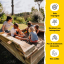 Sandkasten Blox-160x160x20 cm  623772