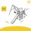 Aire de jeux Wickey MultiFlyer avec toit en bois Nature  834807_k