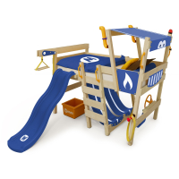 Lit mezzanine Wickey CrAzY Smoky avec toboggan  630760_k