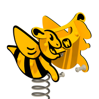 Jeu sur ressort Wickey PRO abeille "Buzzey"  100155_k
