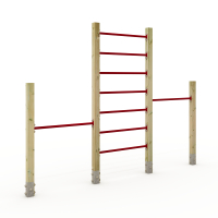 Klimladder met dubbel duikelrek Wickey PRO Tumble 409  100695_k