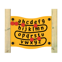 Motoriek speelwand Wickey PRO Educate Alphabet  100827_k