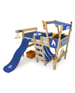 Lit mezzanine Wickey CrAzY Smoky avec toboggan  630760_k