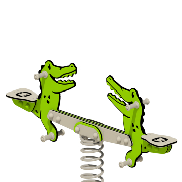 Jeu sur ressort duo Wickey PRO crocodile "Tailey"  100163_k