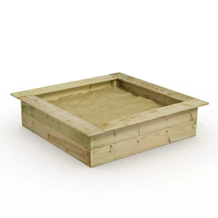 Houten zandbak King Kong 120x120 cm 623764 Houten zandbak King Kong 120x120 cm 623764
