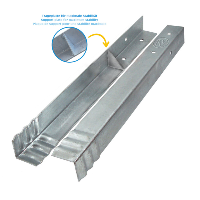 Ancrage en profilé Wickey SolidLock (Set de 8)  621222
