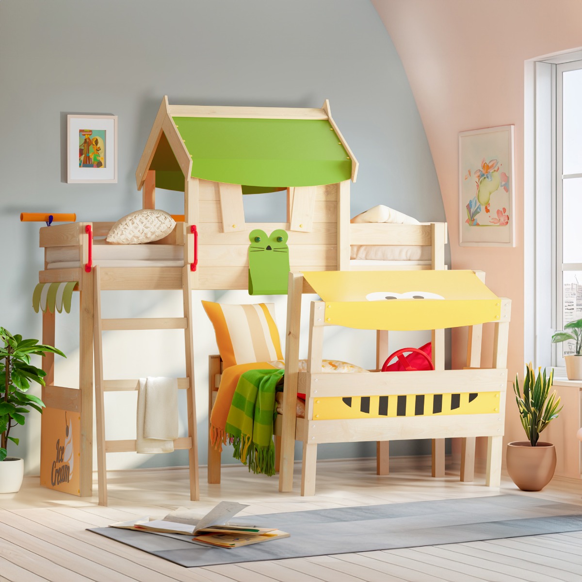 Stapelbed Wickey CrAzY Trunky 630731_k
