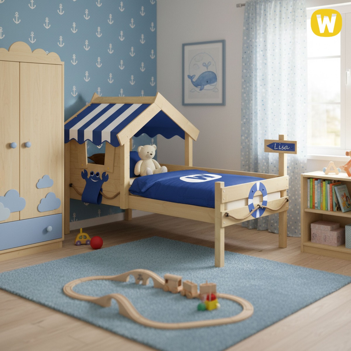 Kinderbed Wickey CrAzY Sharky 630753_k