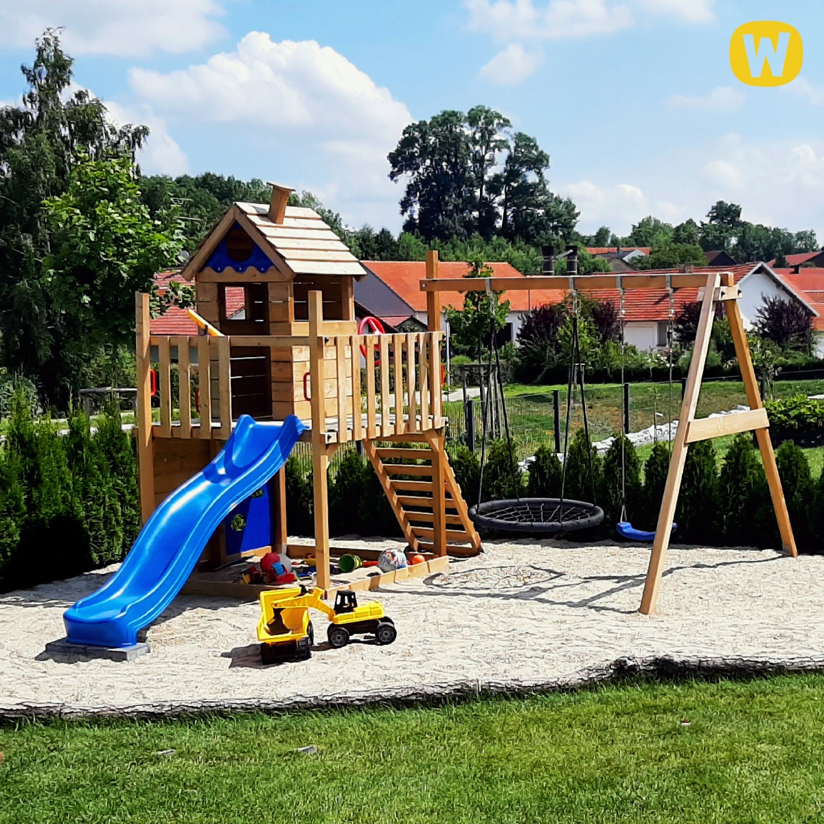 Aire de jeux Wickey Smart Lodge 150  814161_k