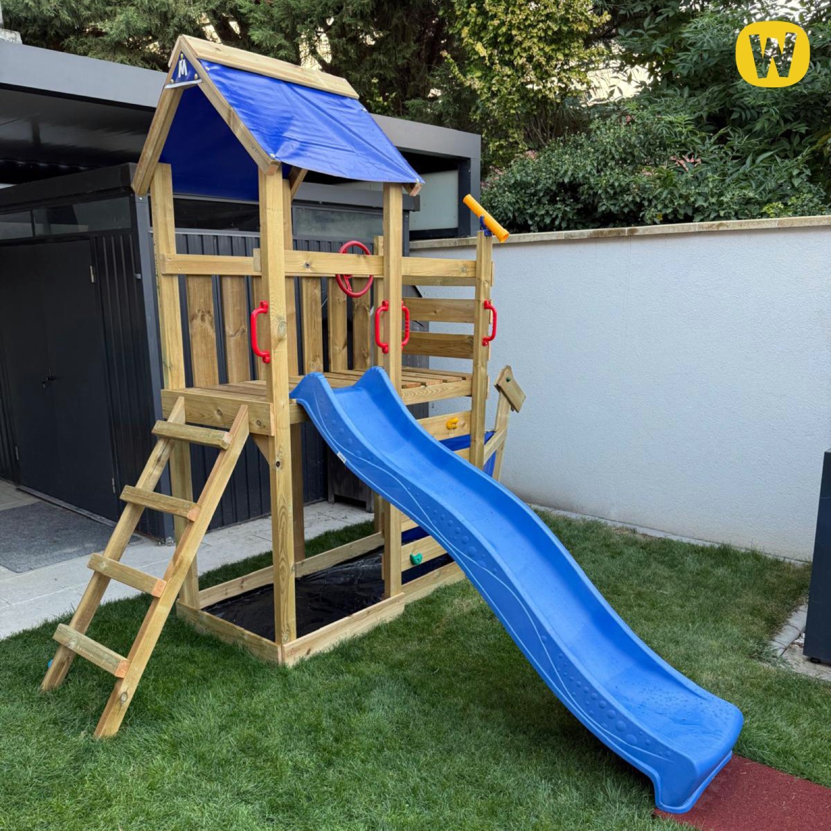 Aire de jeux avec toboggan Wickey SpookyFlyer  1000240_k