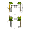 Complete speeltuin openbaar Wickey PRO MAGIC Quest+  1005002